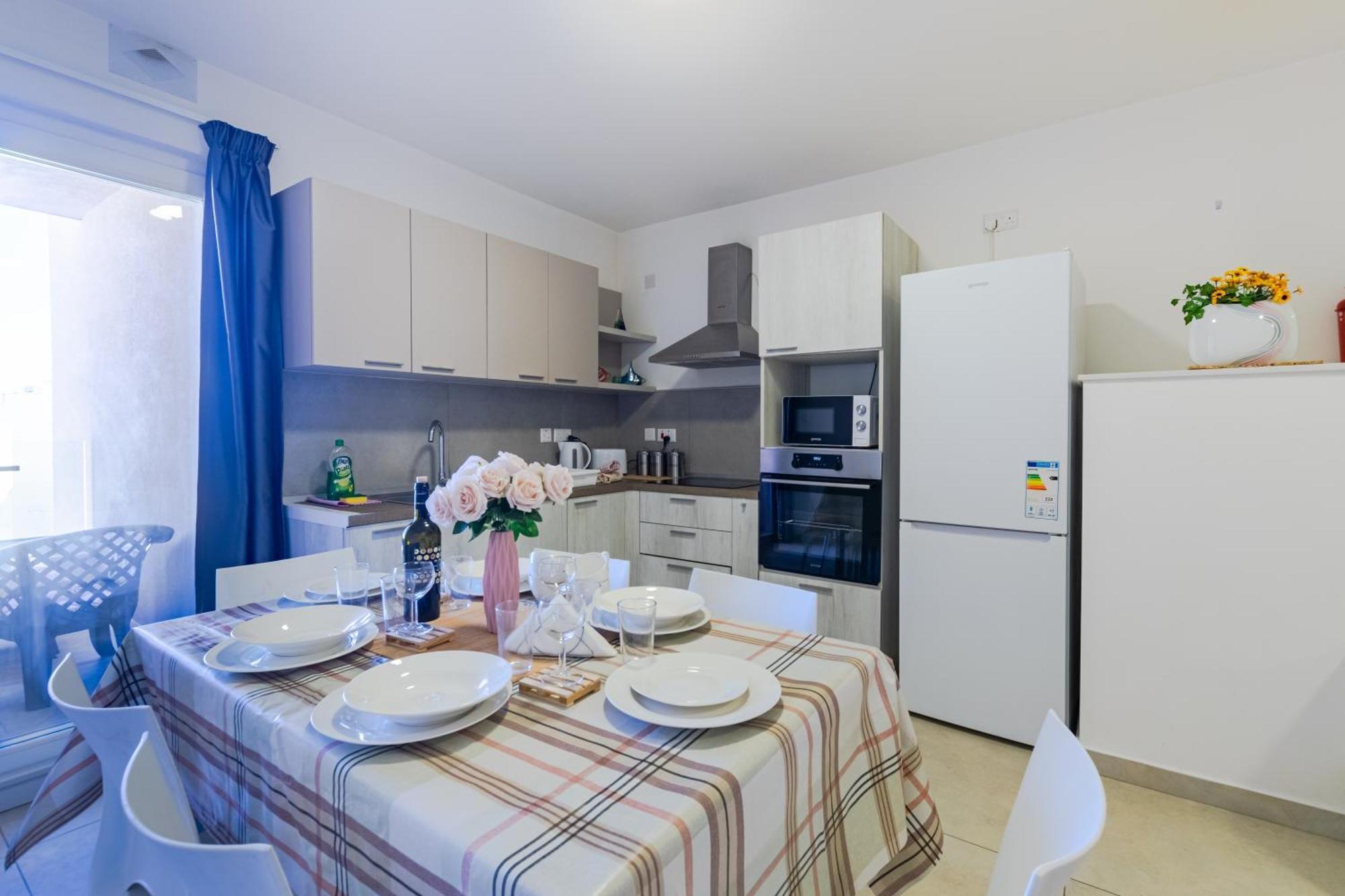 Spacious Brand New Apartment Hc Balcony 3 Bdr 2 Bth Bugibba San Pawl il-Baħar Extérieur photo