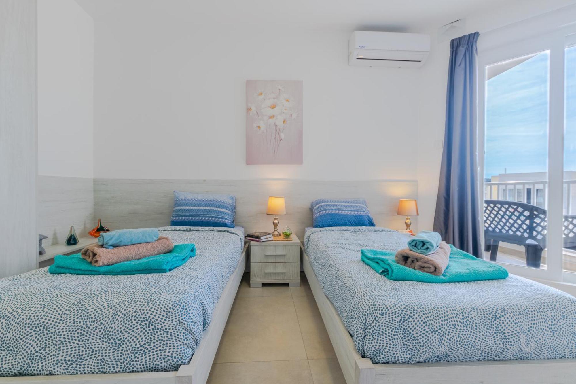 Spacious Brand New Apartment Hc Balcony 3 Bdr 2 Bth Bugibba San Pawl il-Baħar Extérieur photo