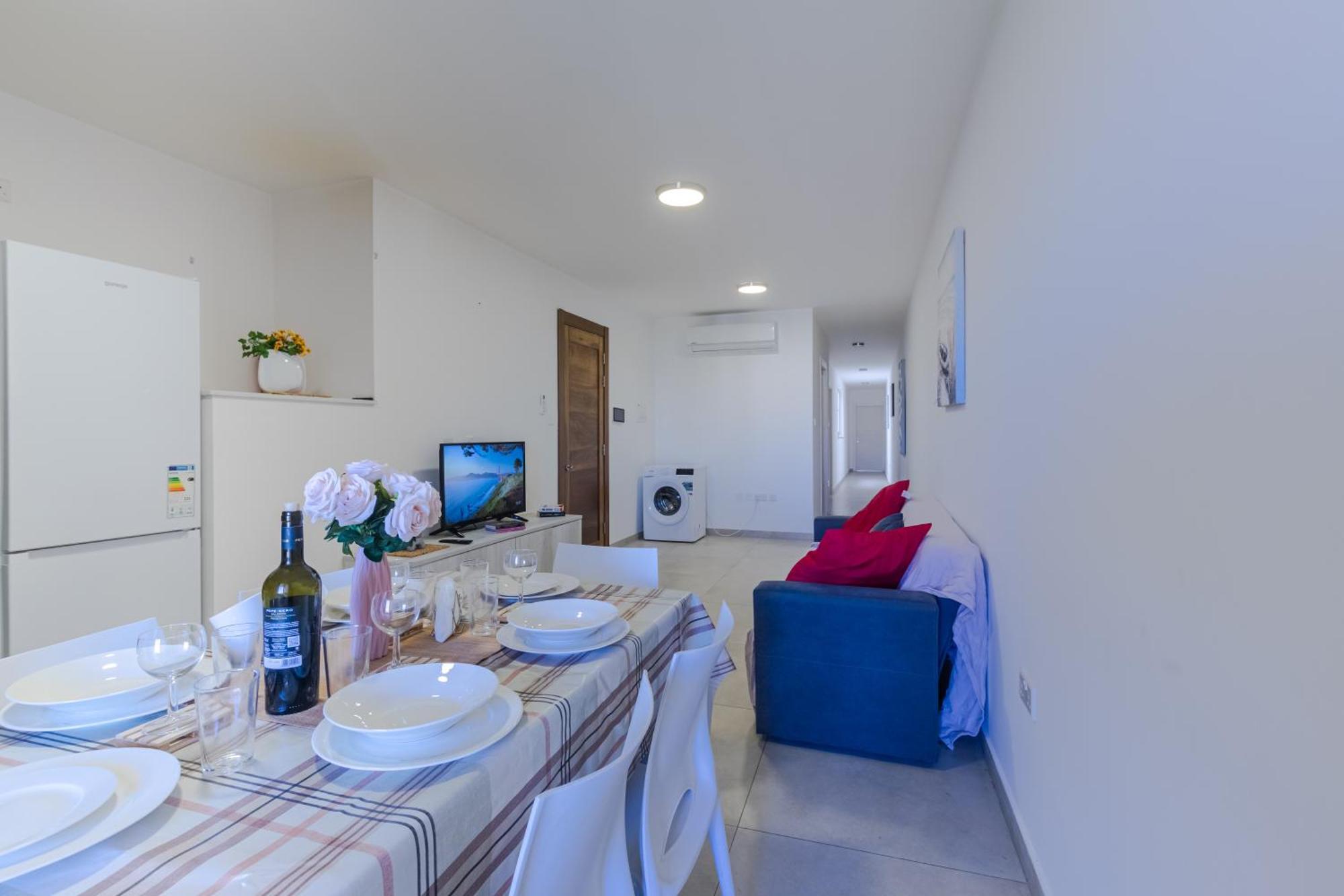 Spacious Brand New Apartment Hc Balcony 3 Bdr 2 Bth Bugibba San Pawl il-Baħar Extérieur photo