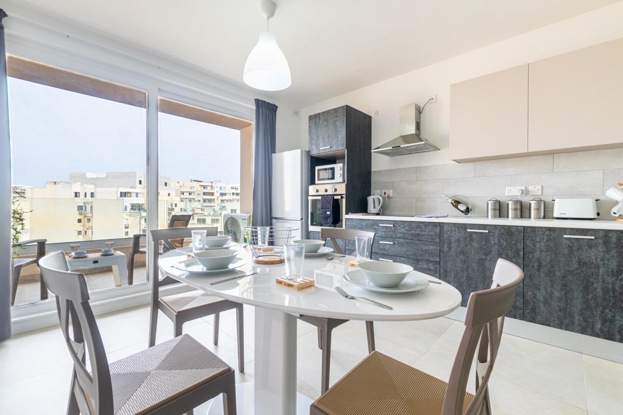 Spacious Brand New Apartment Hc Balcony 3 Bdr 2 Bth Bugibba San Pawl il-Baħar Extérieur photo